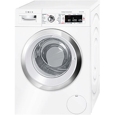 Bosch WAWH8660GB Freestanding Washing Machine with i-DOS and Home Connect, 9kg Load, A+++ Energy Rating, 1400rpm Spin, White